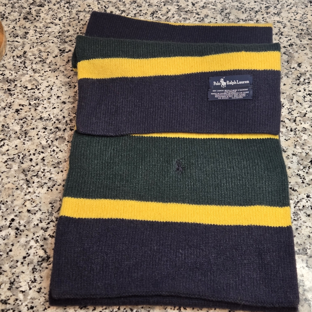 Polo Ralph Lauren Vintage Collegiate Stripe Scarf